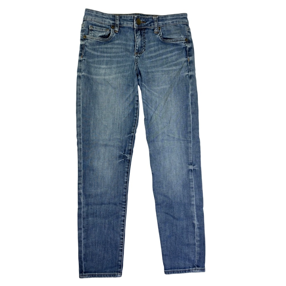 Kut from the Kloth Audrey Skinny Jeans Medium Wash Size 6 Denim Stretch